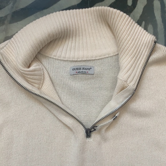 Guess zip neck Emblem Sweater - Picture 6 of 13